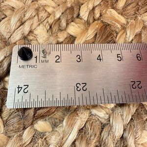 Louboutin spikes replacement 6mm, black, 10 spikes